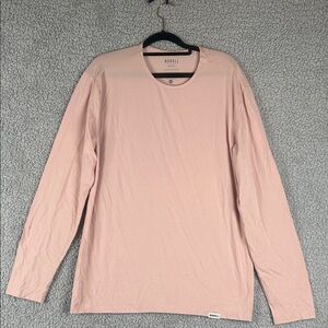 NOBULL Crewneck Long Sleeve Pink Soft Top Tee Women’s Size L